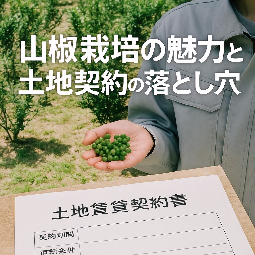 山椒栽培は儲かる！100本植えれば年間40万円、1000本植えれば…