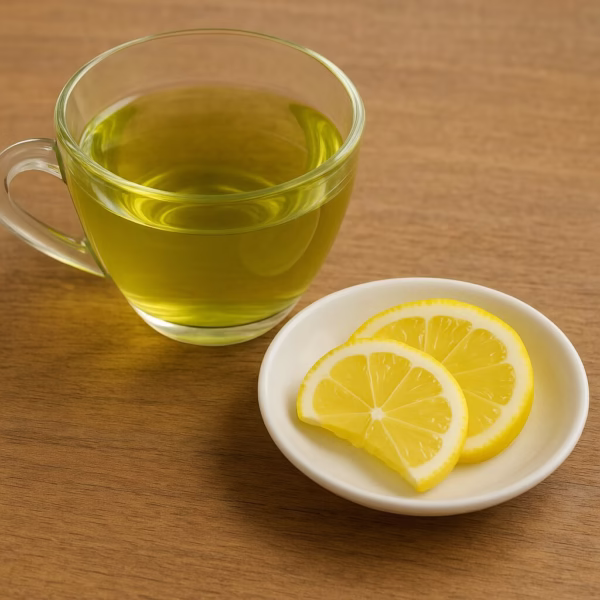 緑茶とレモン