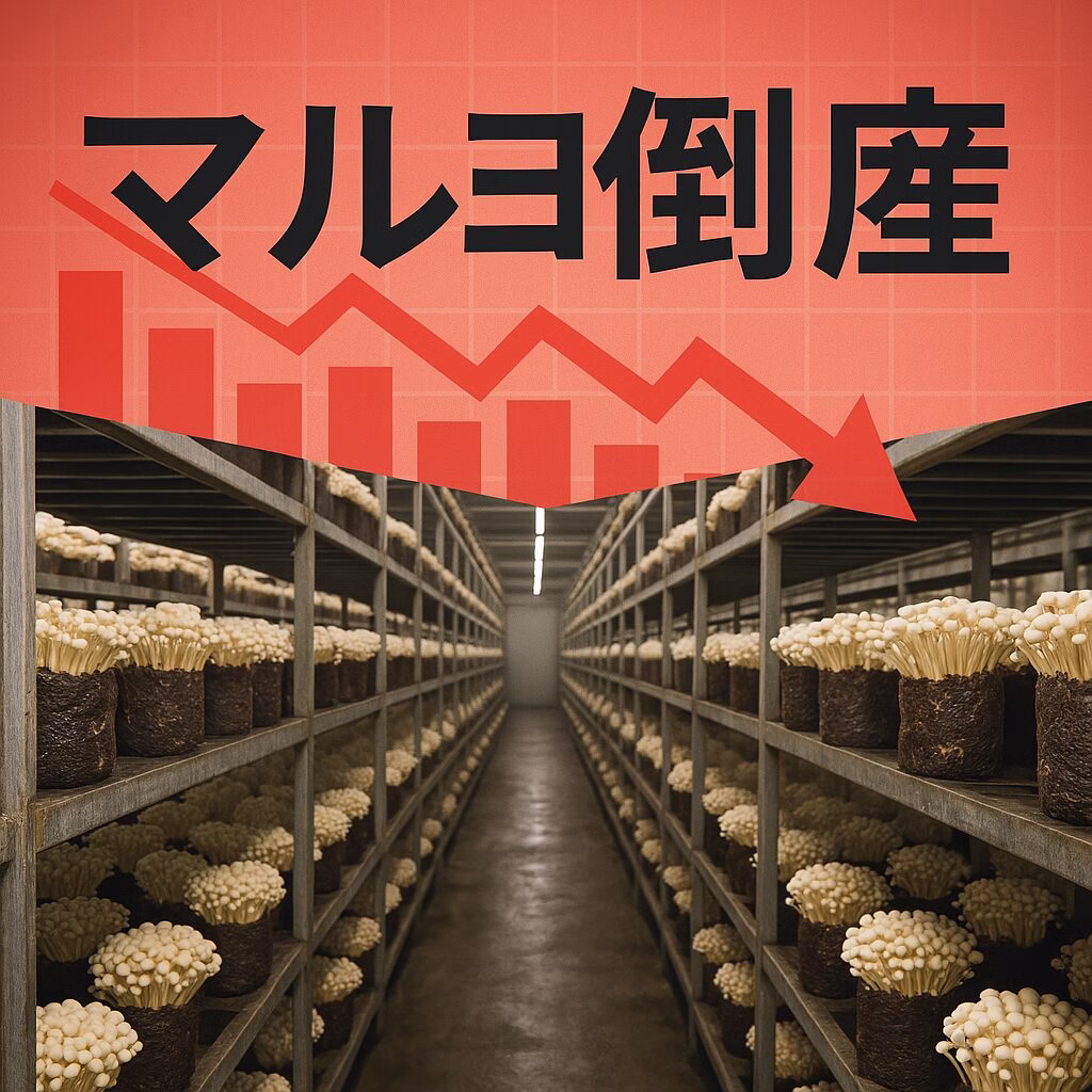 有限会社マルヨの倒産から学ぶ キノコ産業の現実と将来